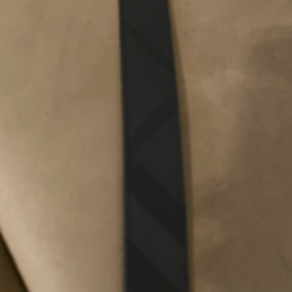 NWD Burberry Plaque Buckle London Check Belt 34/85 Dark Charcoal/Black Read Desc - Picture 8 of 9